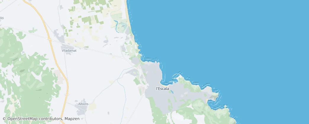 La Escala — mapa