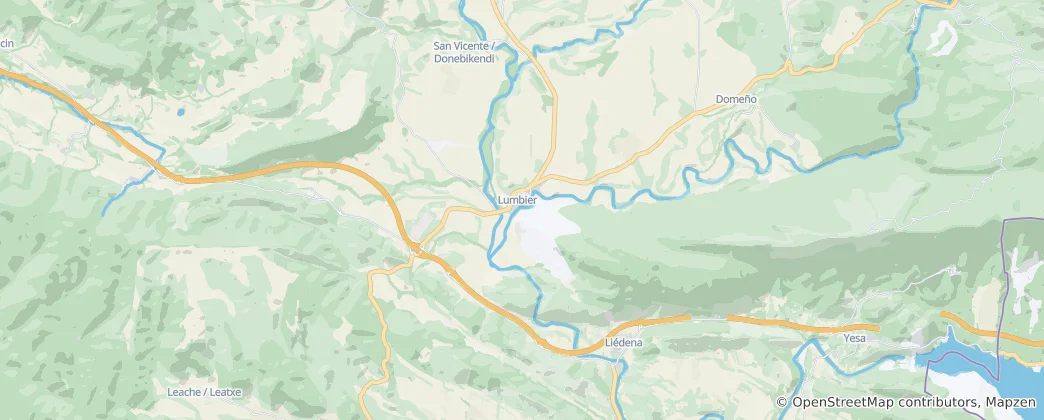 Map of Lumbier