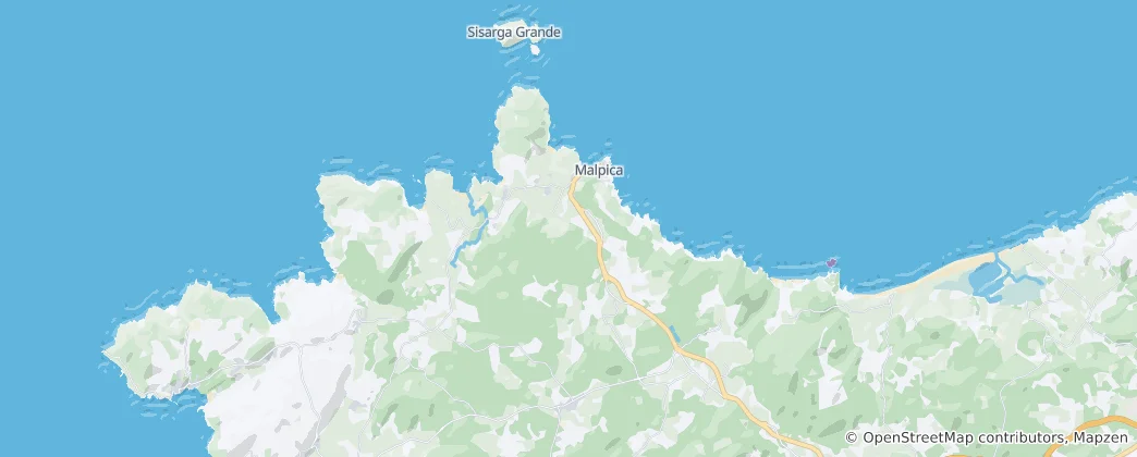 Mapa Malpica de Bergantiños