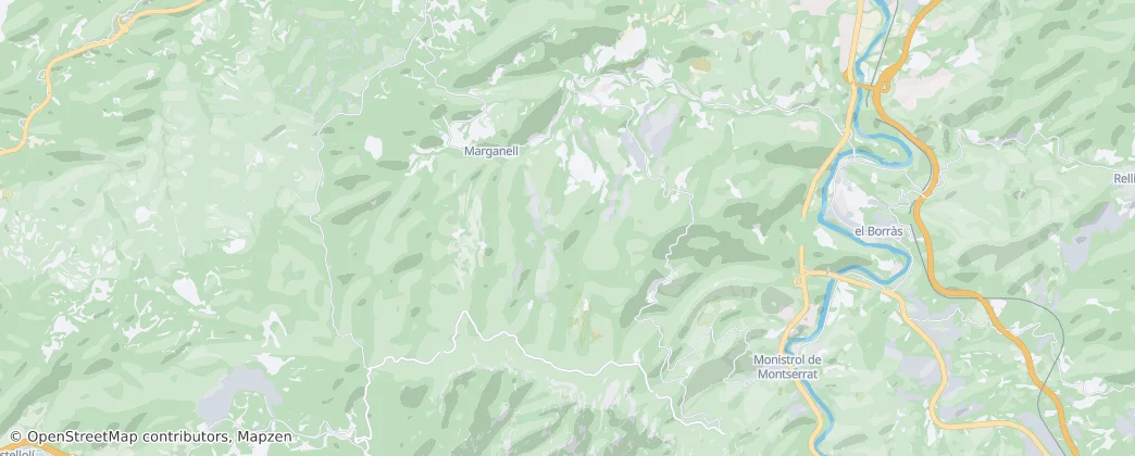 Marganell — Map
