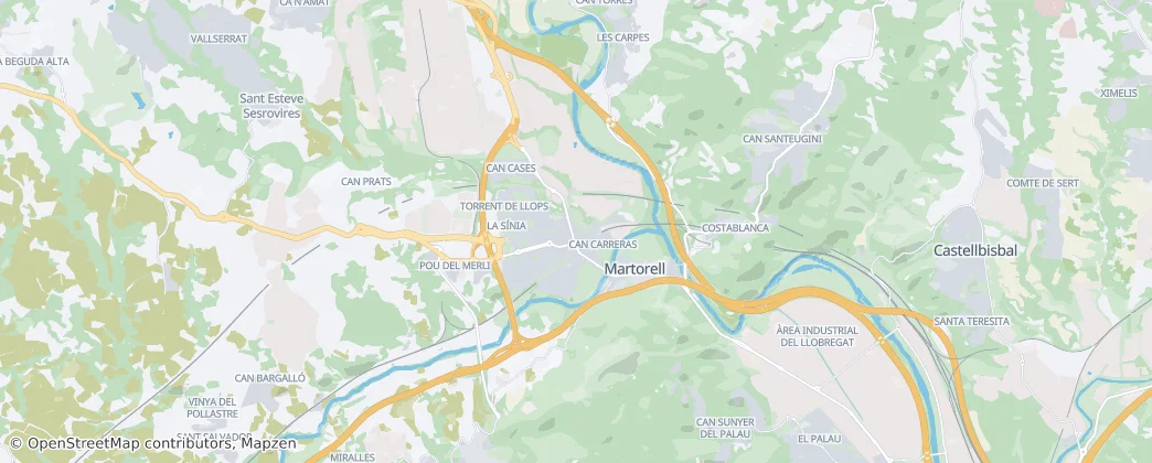 Mapa De Martorell