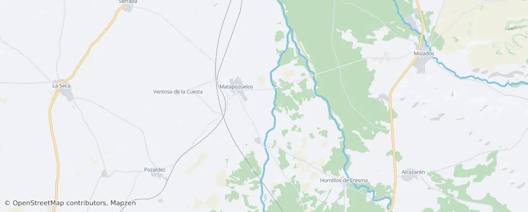 Matapozuelos — mapa