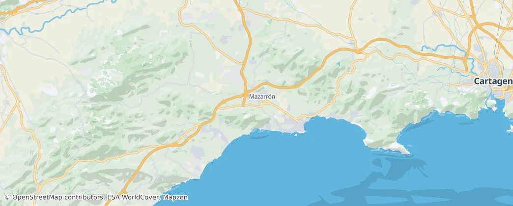Karte von Mazarrón