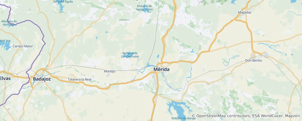 Map of Mérida