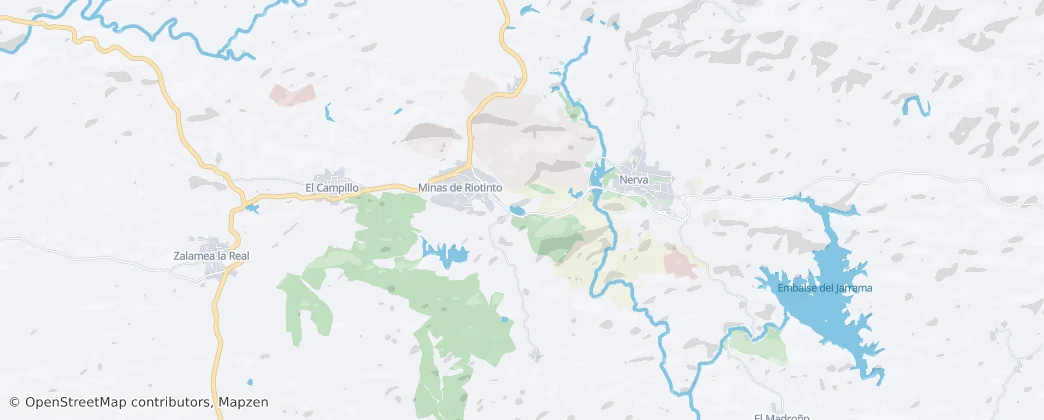 Mapa Minas de Riotinto