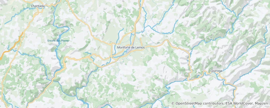 Mapa De Monforte de Lemos