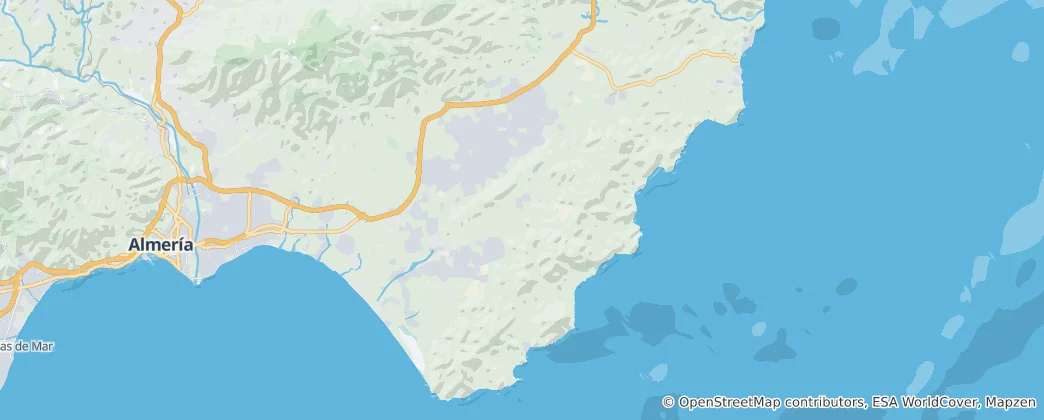 Mappa di Níjar
