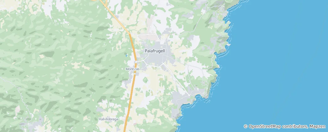 Mapa Palafrugell