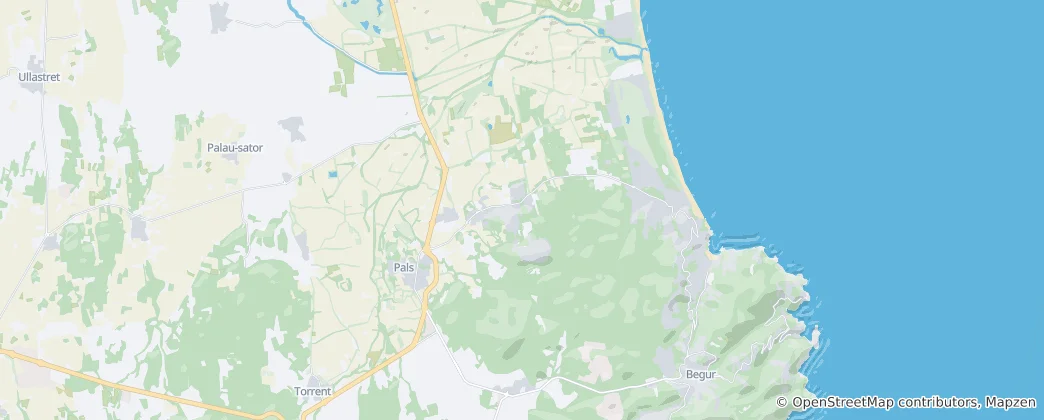 Mapa Pals