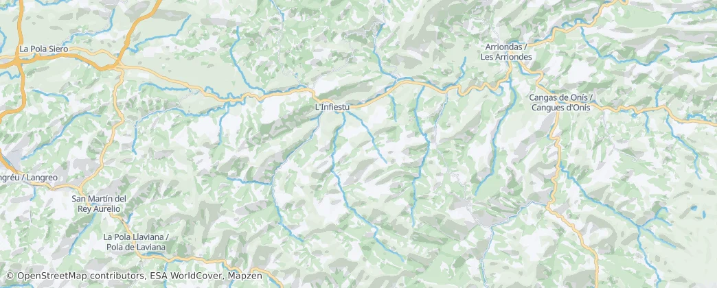 Piloña – Mapa