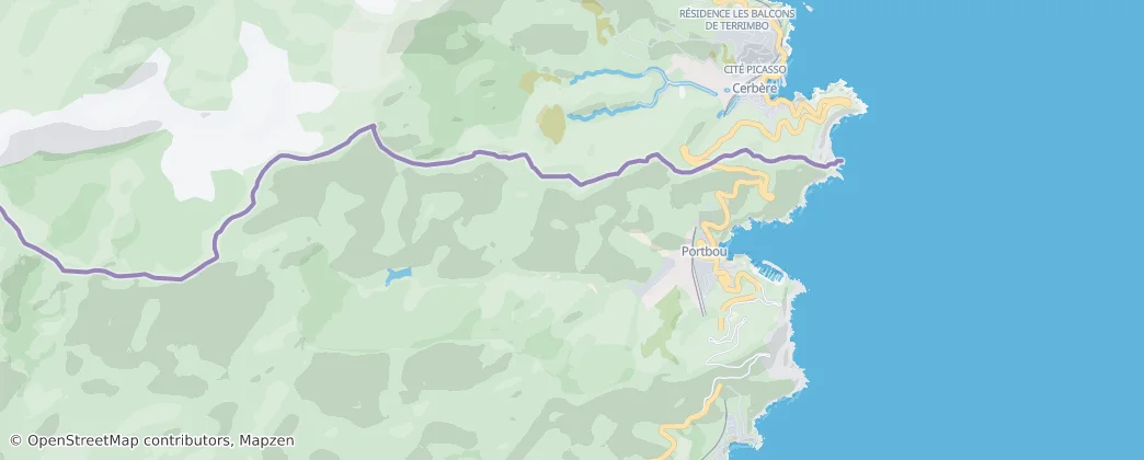 Portbou — Mapa