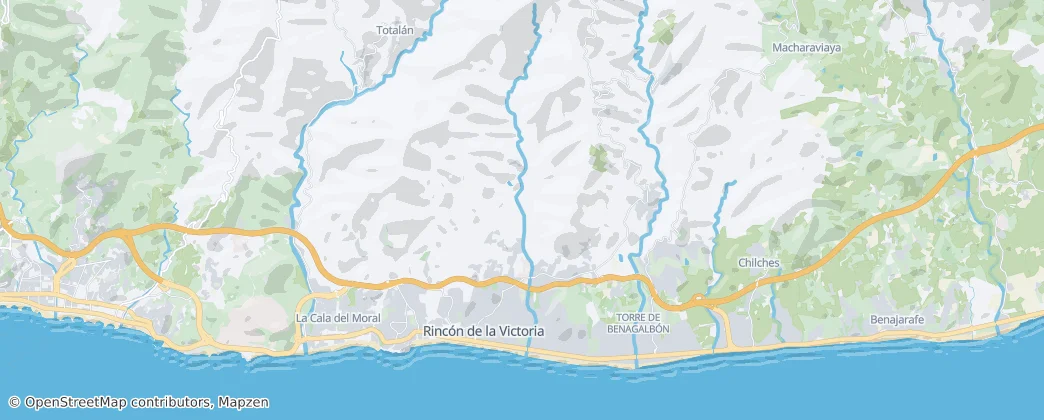 Rincón de la Victoria — Térkép