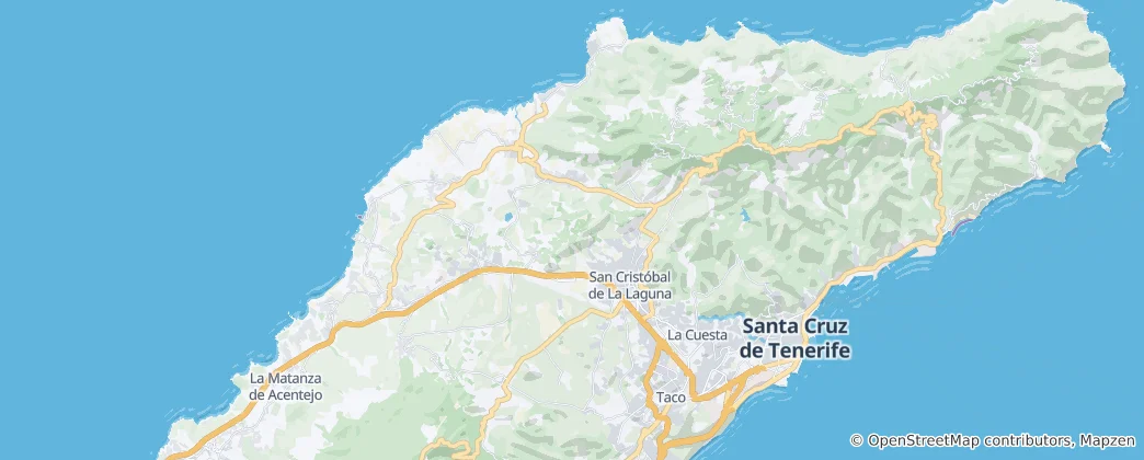 Karte von San Cristóbal de La Laguna