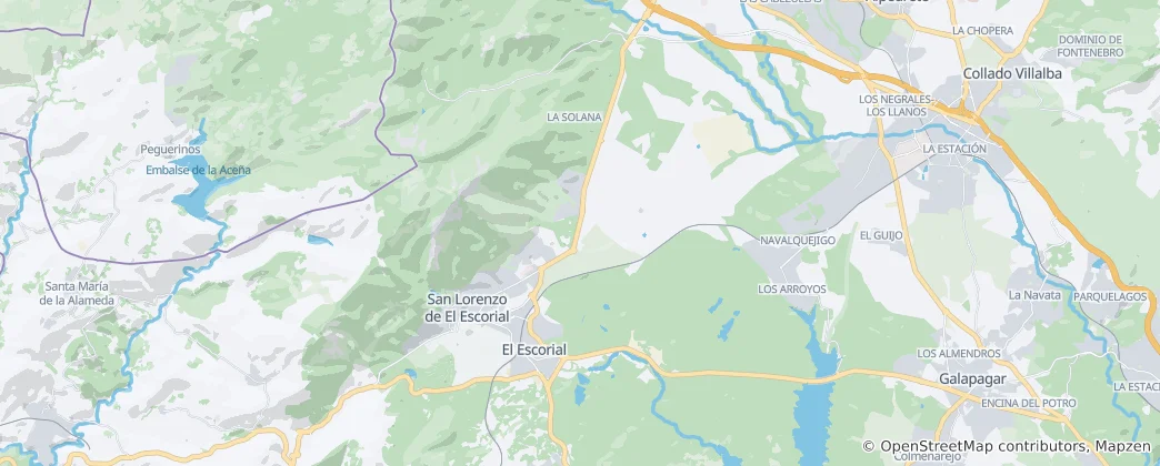 Mapa San Lorenzo de El Escorial