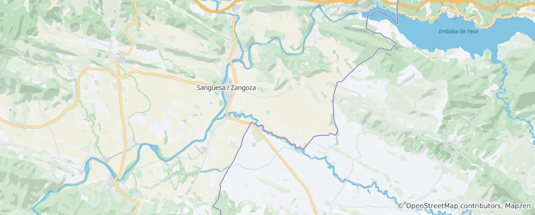 Mapa Sangüesa