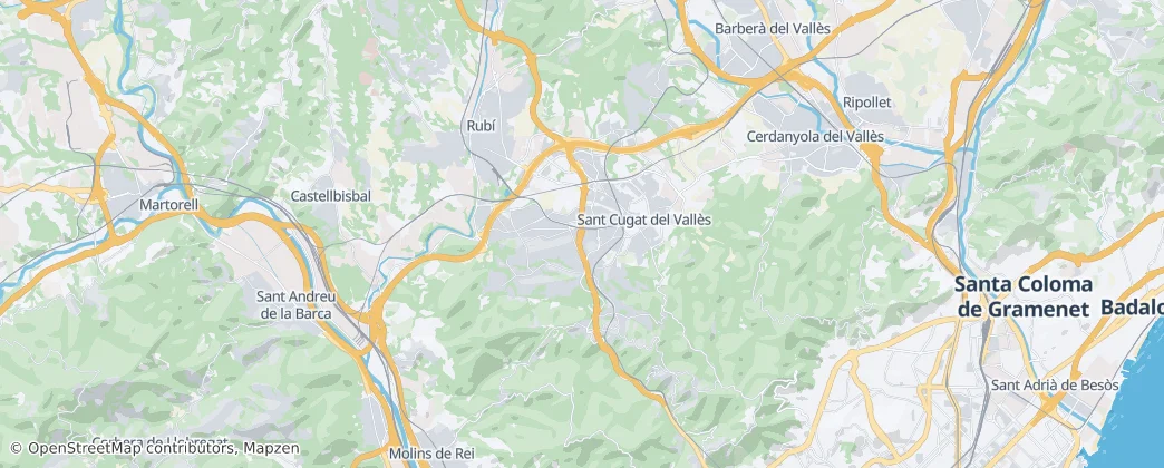 Sant Cugat del Vallès — Harita