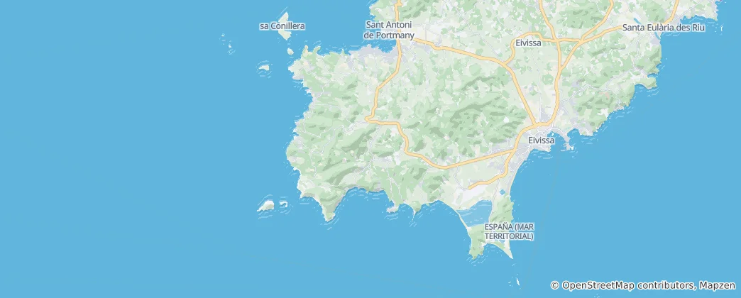 Mappa di Sant Josep de sa Talaia