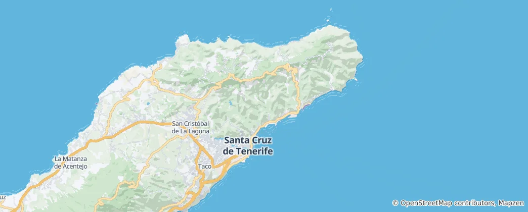 Mapa Santa Cruz de Tenerife