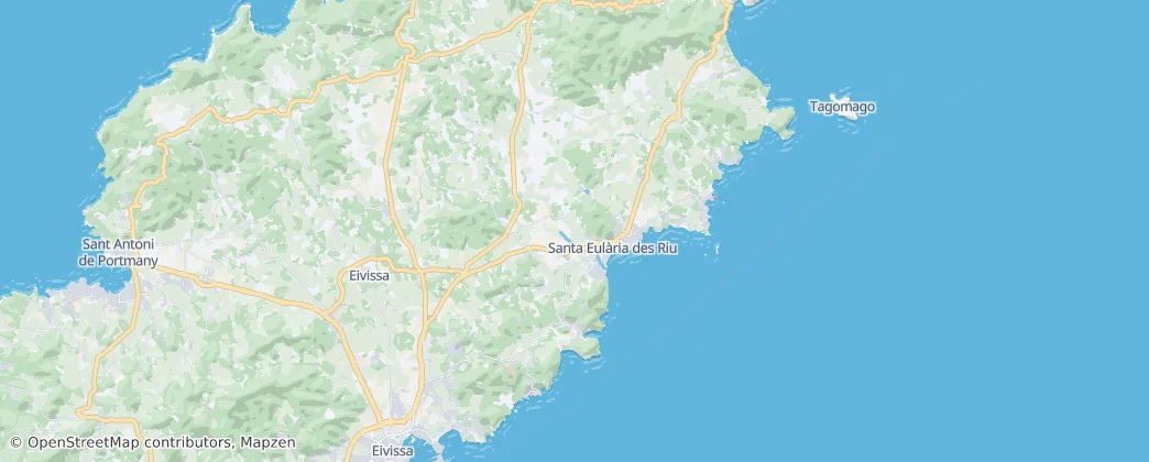 Santa Eulària des Riu — Map