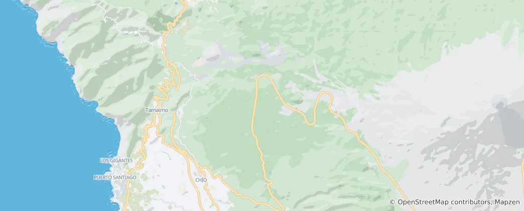 Karte von Santiago del Teide