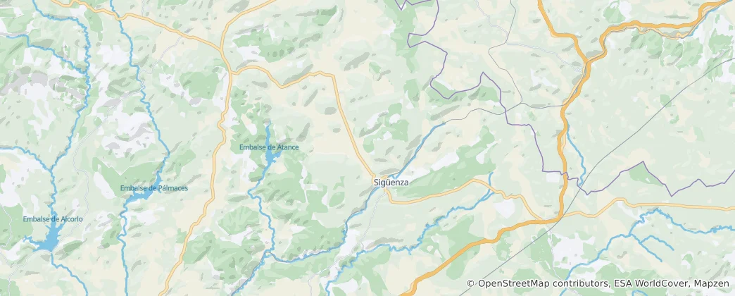 Mapa Sigüenza