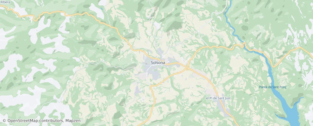 Solsona — Map