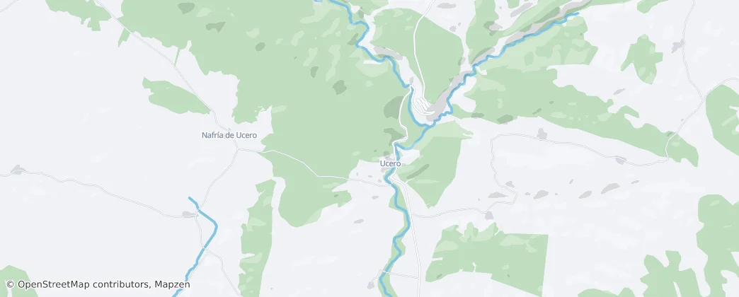 Ucero — Mapa