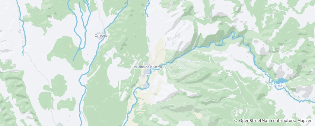 Karte von Villalba de la Sierra