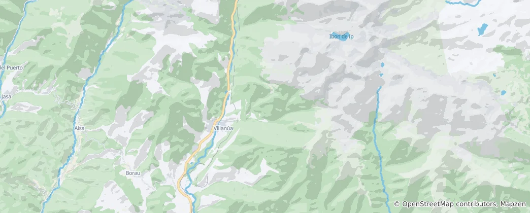 Mapa Villanúa
