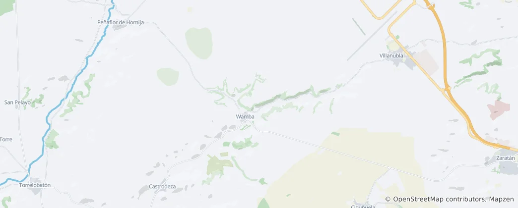 Térkép: Wamba, Valladolid