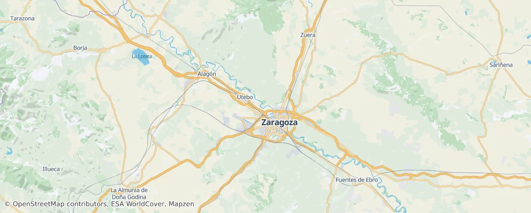 Zaragoza Province — Map