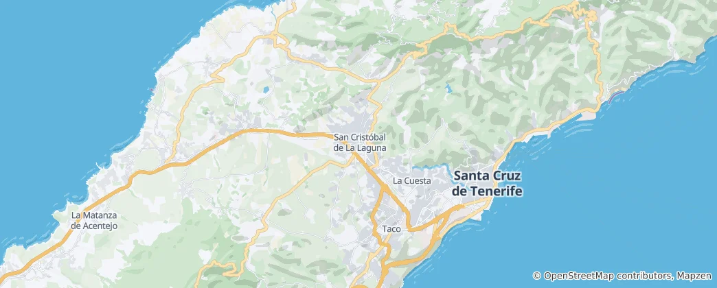 Mappa di San Cristóbal de La Laguna