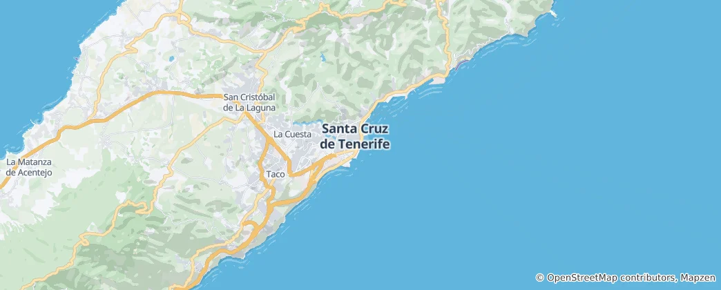 Mapa Santa Cruz de Tenerife