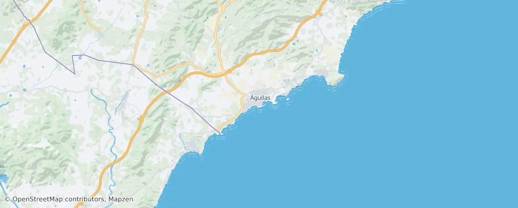 Águilas — Mappa