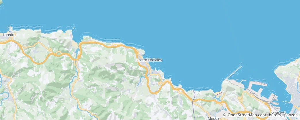 Mappa di Castro Urdiales