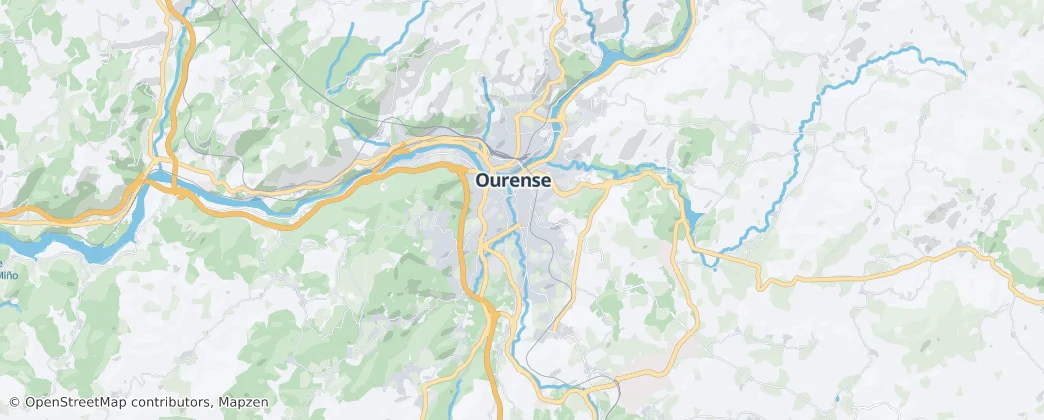 Ourense — 地图