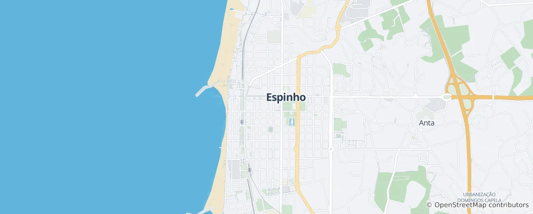 Map of Espinho