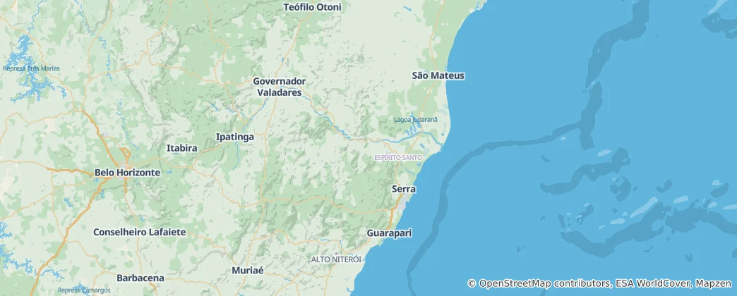 Térkép: Espírito Santo