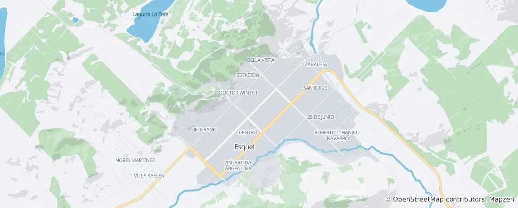 Térkép: Esquel