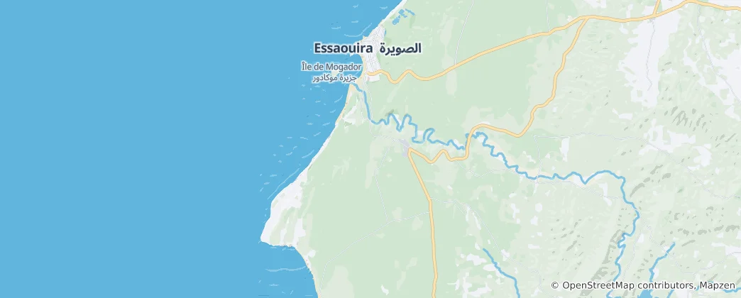 Map of Essaouira