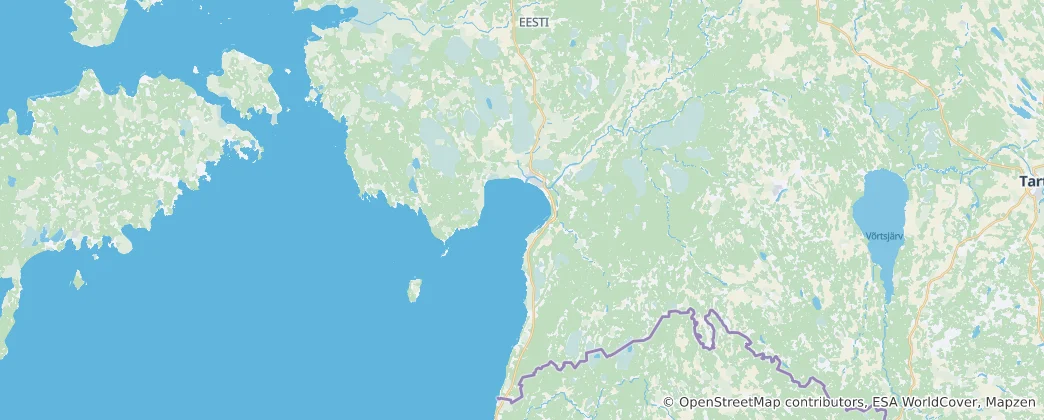 Mappa di Pärnumaa