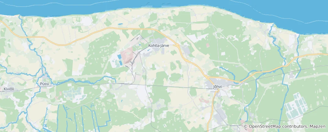 Mapa Kohtla vald