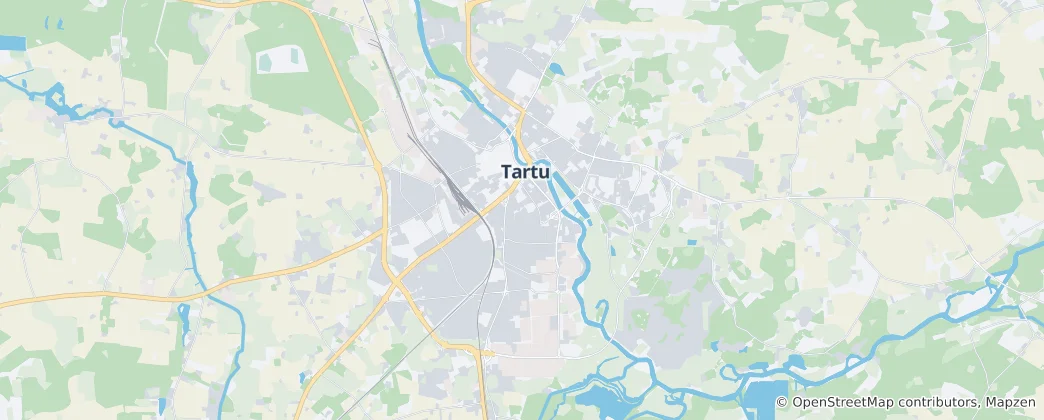 Mapa Tartu Rural Municipality