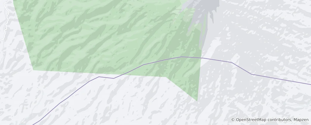 Mapa Estación Científica Refugio del Quetzal - Volcán Atitlán
