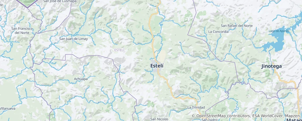 Map of Estelí