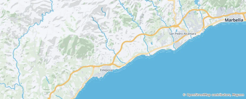 Mapa Estepona