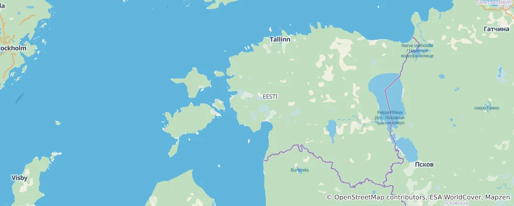 Map of Estonia
