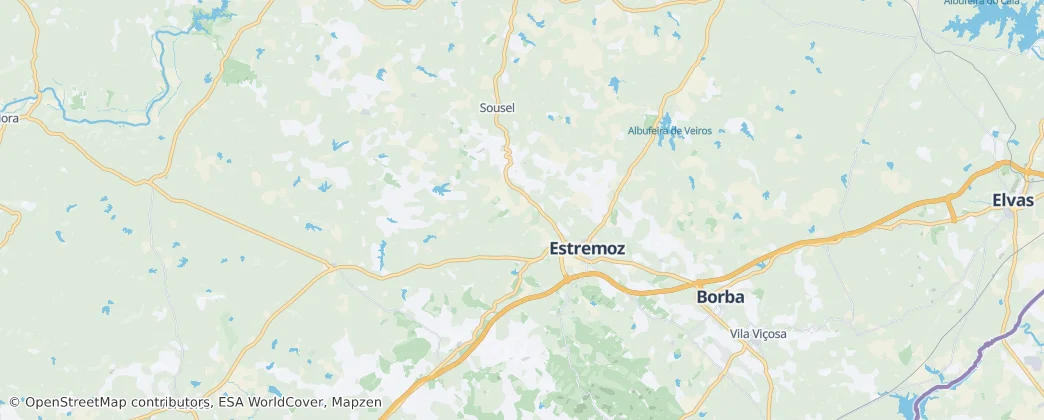 Estremoz — Карта