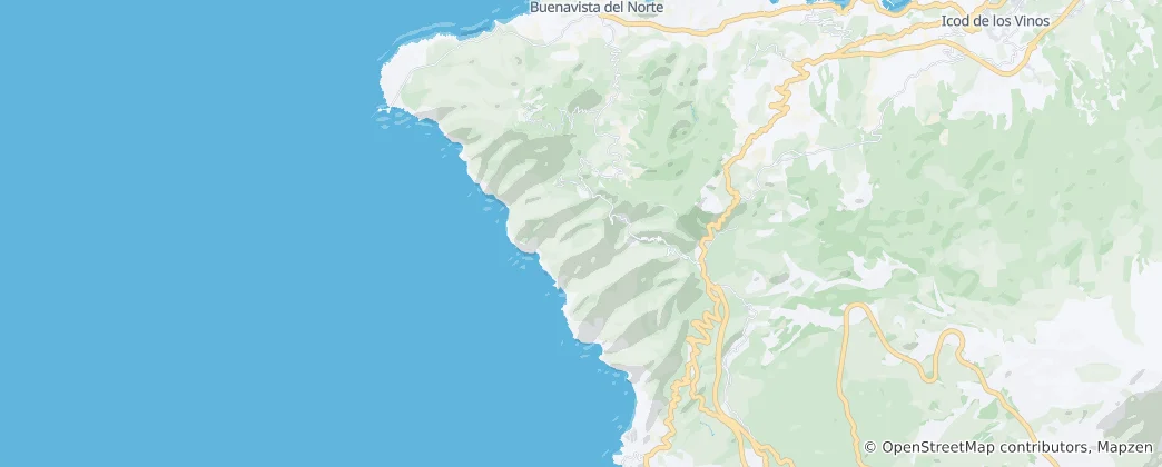 Mappa di Parque Rural de Teno