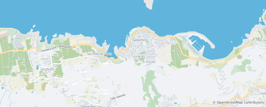 Mapa Villa y Puerto de Garachico